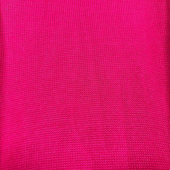 VICI - Orla Pink Fuchsia Knit Tie Wrap Sleeveless Midi Dress - Picture 4 of 11